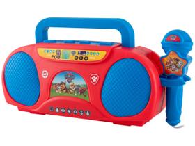 Patrulha Canina Boombox Karaokê Portátil - Candide Patrulha Canina Boombox Karaokê Portátil - Candide