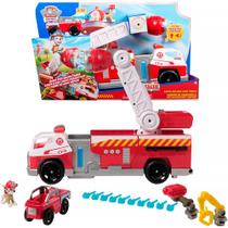 Patrulha Canina Caminhão de Bombeiros Carregamento Rápido com Luz e Som Marshall 4852 - Sunny