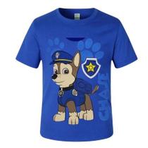 Patrulha Canina Camiseta camisa Fantasia Infantil Marshal Ryder chaise Ruble Rocky Sky Zuma Everest
