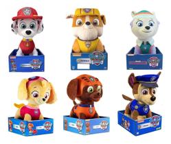 Patrulha Canina Kit 6 Pelúcias Grande 30cm - Original Sunny