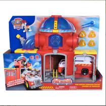 Patrulha Canina - Playset Estação Com Luz e Som Fire Rescue