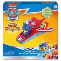 Patrulha Canina Playset Mini Jet Marshall E Chase Sunny 1944