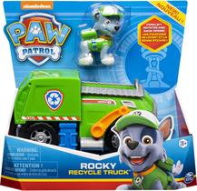 Patrulha Canina Rocky E Veiculo Basico Recycle Truck 1389 - SUNNY