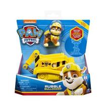 Patrulha Canina - Rubble Buldozer - Veículo com Figura - Sunny