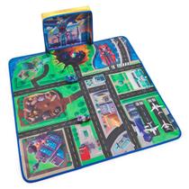 Patrulha Canina - Tapete Infantil com 2 carrinhos do Filme
