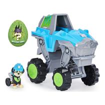 Patrulha Canina, veículo transformador de Dino Rescue Rex com boneco de dinossauro misterioso - Paw Patrol