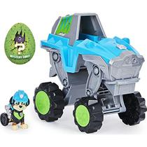 Patrulha Canina, veículo transformador de Dino Rescue Rex com boneco de dinossauro misterioso - Paw Patrol