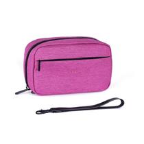 Patu Handy Beauty Stuff Carry Case, Bolsa de Maquiagem Cosmética, Mulheres Limpador Facial Skincare Kit Bolsa, Embreagem de Lápis, Organizador de Acessórios Eletrônicos Portáteis, Magenta