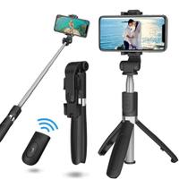 Pau Bastão Selfie Tripé Controle Bluetooth Retrátil Celular - Shopbr