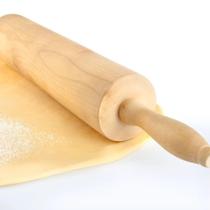 Pau De Macarrão Rolo De Abrir Massa Pão Torta Madeira Grande