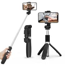 Pau de Selfie com Tripé Estabilizador e Controle Bluetooth - Versatilidade e Estabilidade