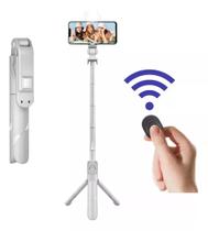 Pau de Selfie com Tripé Estabilizador e Controle Bluetooth - Versatilidade e Estabilidade