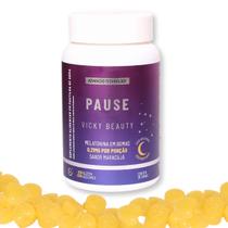 PAUSE - Melatonina em Goma Sabor Maracujá (30 gomas) - VICKY BEAUTY