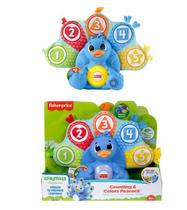 Pavão Penas Coloridas Linkmals Com Luz e Som - Aprender e Brincar - Fisher Price - Mattel - HNN77