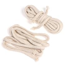 Pavio 10mm Tocha De Bambu Lamparina Lampião Kit Com 10 Mts