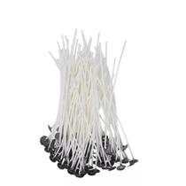 Pavio De Vela Artesanal Algodão 18cm Com 60 Unidades Pavio De Vela Artesanal Algodão 18cm Com 60 Unidades