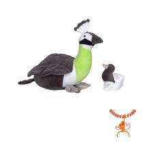 Pavoa grávida com 1 filhote - Bichos de Pano