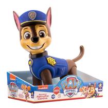 Paw Patrol Boneco Patrulha Canina Chase Cachorro Policial Gigante 40 cm - Mimo Toys