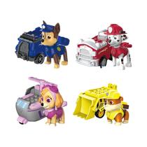 Paw Patrol Conjunto De Brinquedos De Veículos 4PCS Chase Skye Marshall Carros De Retorno Com Ação