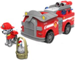 Paw Patrol, Marshall Rise and Rescue Transforming Toy Car com Action Figures and Accessories, Kids Toys for Ages 3 and up