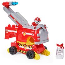 Paw Patrol, Marshall Rise and Rescue Transforming Toy Car com Action Figures and Accessories, Kids Toys for Ages 3 and up