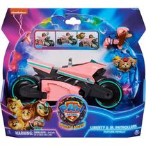 Paw Patrol Mighty Movie Action Figures Liberty Poms JR Patrollers Rescue Toys Aniversário Presente
