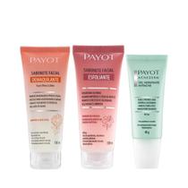 Payot Facial Sab Dem 100ml + Sab Esf 100ml + Acnederm Gel Hidra 40ml