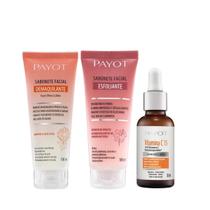 Payot Facial Sab Dem 100ml + Sab Esf 100ml + Vitamina C Sérum 15% Face e Olhos 30ml Payot Facial Sab Dem 100ml + Sab Esf 100ml + Vitamina C Sérum 15% Face e Olhos 30ml
