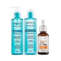 Payot Pele Mista e Oleosa Sab 210ml + Tônico 220ml + Vitamina C Sérum 15% Face e Olhos 30ml