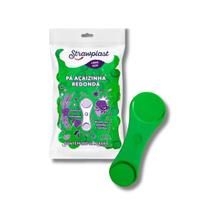 Pazinha Acaizinha Verde 200un Strawplast Sobremesa Açaí Festa