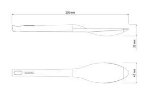 Pazinha Mini Estreita para Jardinagem Tramontina em Plástico Amarelo