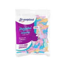 Pazinha Pequena Sorvete Strawplast Candy Colors 200 Unidades