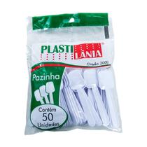 Pazinha Plástica Branca 50 Unidades