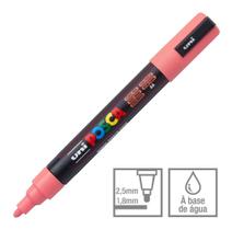 PC-3M Caneta POSCA PC-3M Rosa Coral Ponta Cônica 0.9 a 1.3mm