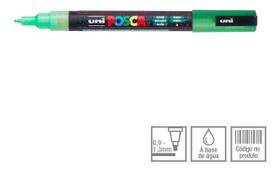 PC-3ML Posca Verde com Glitter 0.9 a 1.3mm redonda PC-3ML Posca Verde com Glitter 0.9 a 1.3mm redonda