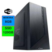Pc Basico Desktop Cpu Intel I5 2400 8gb Ssd 120gb Wi-fi