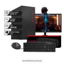 Pc Completo Brx Intel I7 2600 16gb Ssd 480gb Mouse Teclado Monitor