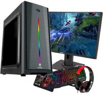 Pc Completo Gamer- Core I5- 8gb- 1tb- Wi-fi - Monitor 19'