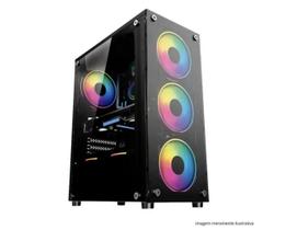 PC Completo i7 16GB, SSD 1TB, RX 580 8GB, Kit gamer, Monitor 20 Windows 10 PRO