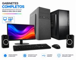 PC Completo Intel Core i7 6700 8GB DDR4 SSD 240GB Monitor 19 Teclado e Mouse USB Caixa de Som PC Completo Intel Core i7 6700 8GB DDR4 SSD 240GB Monitor 19 Teclado e Mouse USB Caixa de Som