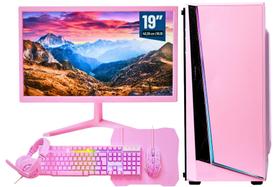 Pc Completo Rosa, I5 3.2ghz 8gb Ssd 240gb Pc Completo Rosa, I5 3.2ghz 8gb Ssd 240gb