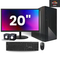 Pc Computador Completo Amd Ryzen 3 3200 16gb Nvme 256 Gb Monitor Led 20 W11