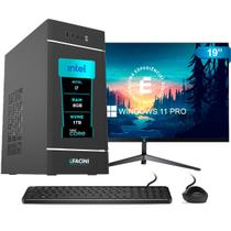 PC Computador Completo eFacini Intel Core i7 2ª Gen, 8GB, WiFi 6, Bluetooth, Windows 11 Pro SSD 1TB