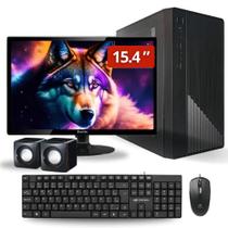 Pc Computador Completo Intel Core I3 8gb Ssd 120gb Monitor Led 15 W10