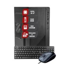 Pc Computador Cpu Core I5, Ssd 240gb, 8gb ram, teclado+mouse - intel