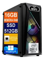 PC Computador CPU I5 10400 / SSD 512GB M2 NVME / 16GB Memória Ram DDR4 - Windows 11 PC Computador CPU I5 10400 / SSD 512GB M2 NVME / 16GB Memória Ram DDR4 - Windows 11