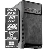 Pc Computador Cpu I5 / Hd 1tb + Ssd 240gb / 16GB Memória Ram / Fonte 500w