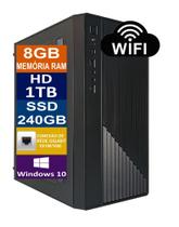 Pc Computador Cpu I5 / HD 1TB + SSD 240GB M2 NVME / 8GB Memória Ram - Tech Power