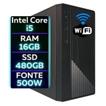 Pc Computador Cpu I5 / Ssd 480gb / 16gb Ram / Fonte 500w - FastBios
