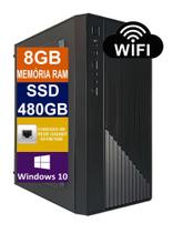 Pc Computador Cpu I5 / SSD 480GB M2 NVME / 8GB Memória Ram - Tech Power